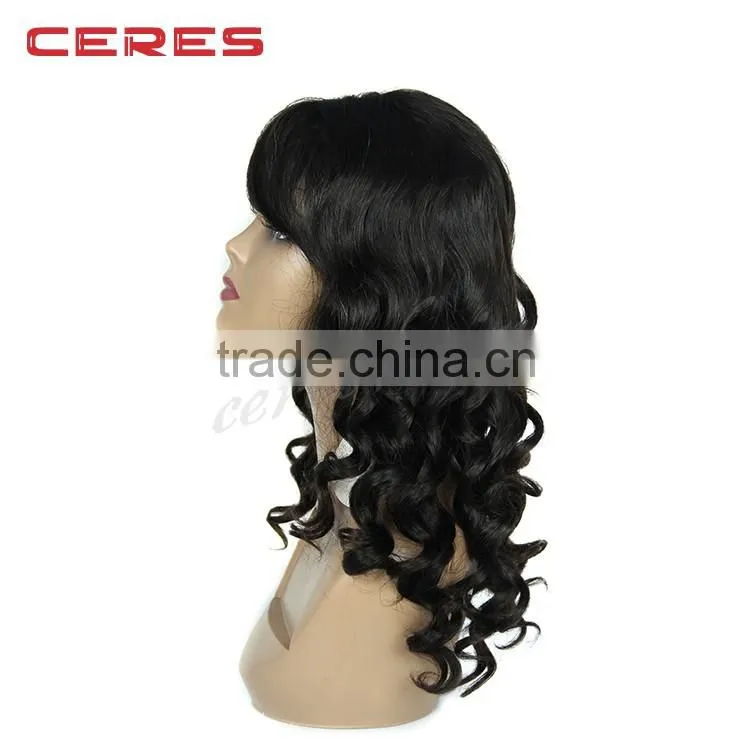 New Products Wholesale Factory Indian Human Hair Wigs For Black Women