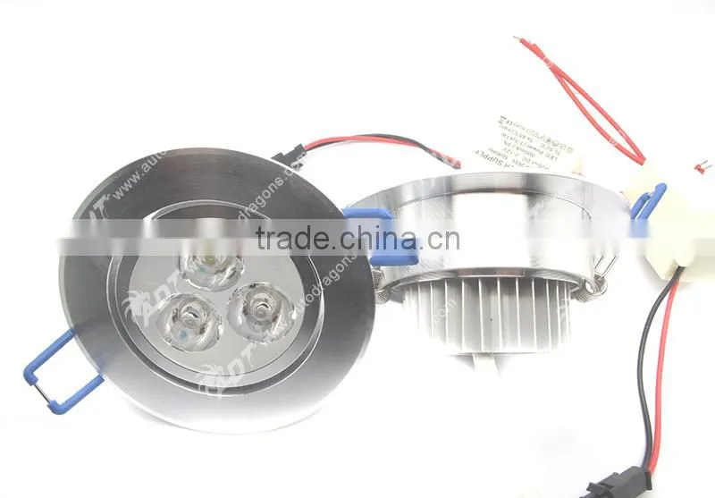 2015 newest hot selling 3w led ceiling light dome lamp 330lm lighting for barber shop 90-240v