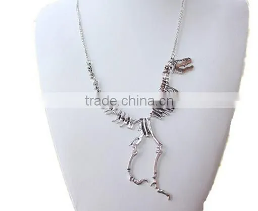 2016 New Design Vintage Europe Fashion Jewelry Dinosaur Necklace