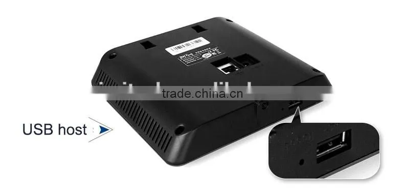 Linux system TCP / IP network biometric facial and fingerprint time attendance and access controller