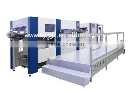 Flat Bed Paper Board Automatic Die Cutting Machine