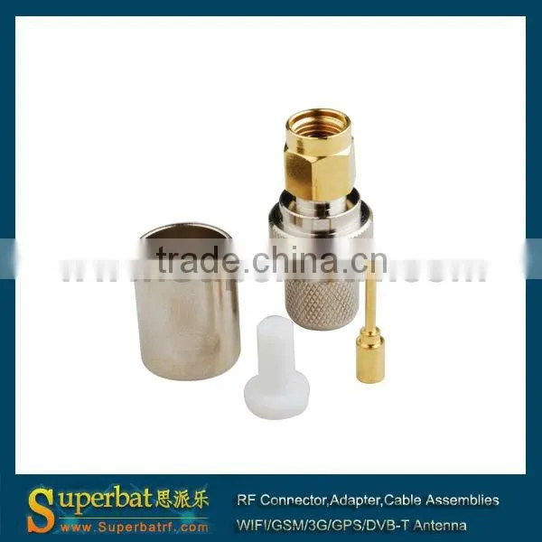 thread coupling SMA type microstrip RF Coaxial Connector for WLAN system