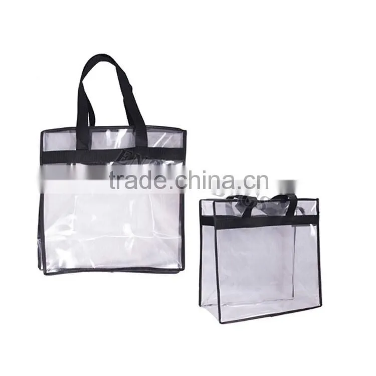 Enrich Clear PVC Tote Bag Transparent Shopper Tote Bag In Fashion Design