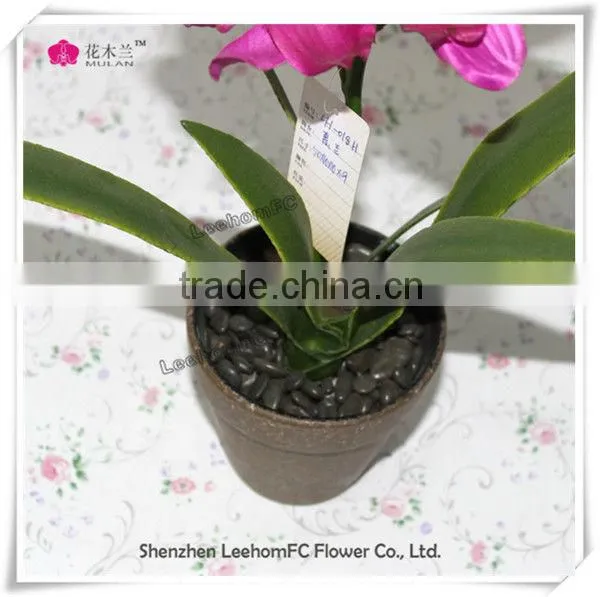 Wall Long Lasting Decorative Polyester Mesh Fabric Flower
