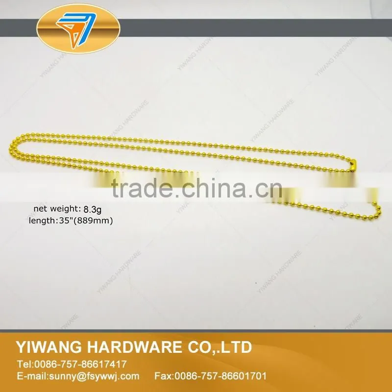 Fancy Electroplating Metal Neck Chain