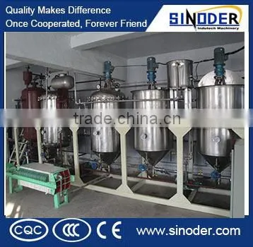 Energy saving sunflower oil refinery/ Oil Extraction Machine/palm oil refinery plant