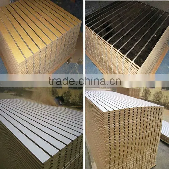 18mm aluminum slatwall mdf board