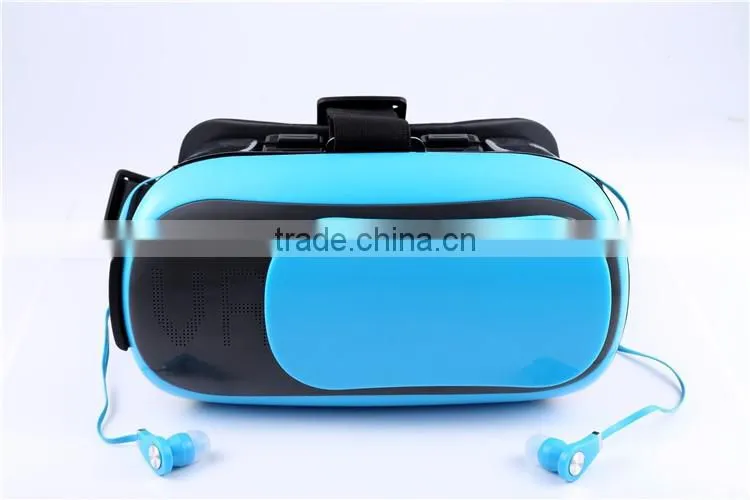 VR box 3.0 3d virtual reality glasses vr headset with earphone for mobile phones for 3.5inch to 6 inch