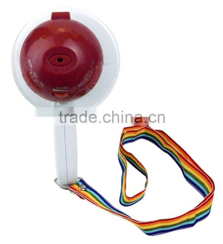 ABS Dry cell controlled Pocket-size loudspeaker with recording