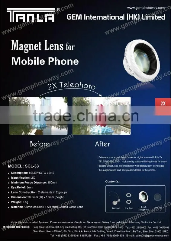 telephoto lens mobile phone Lens