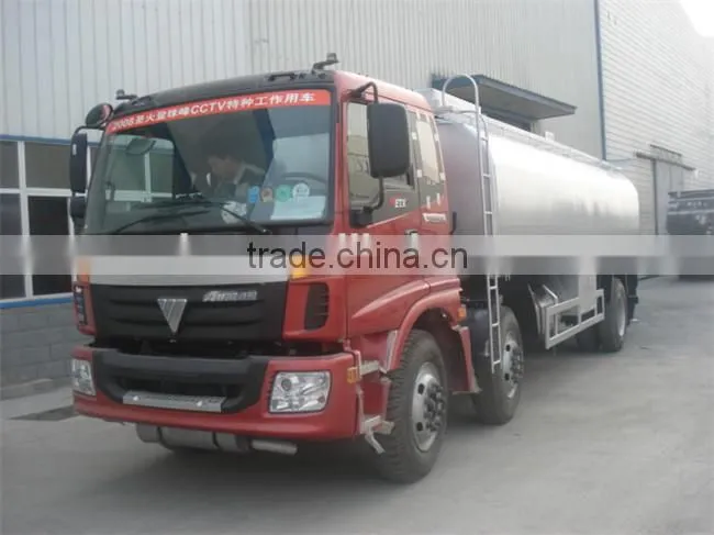 Aumen Auman 3 axles oil truck 26000 lit Litres Literes fuel tank truck sale in Russia