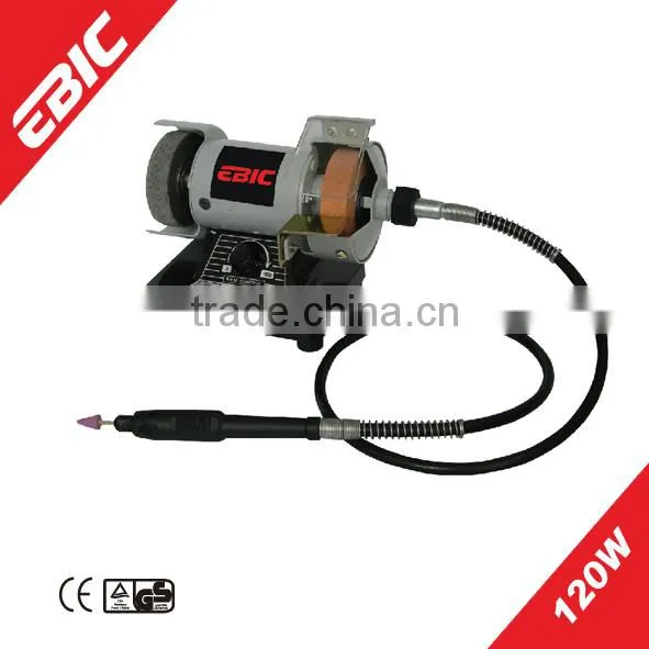 120W variable speed bench grinder