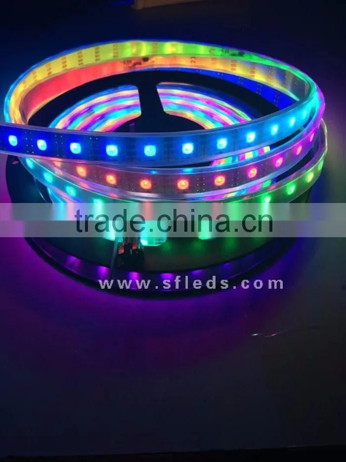 Decoration 5050 SMD 1003 ic ouside waterproof DC12V addressable triple row led strip