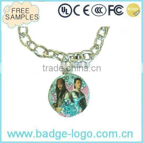 gold-plating metal beaded necklace