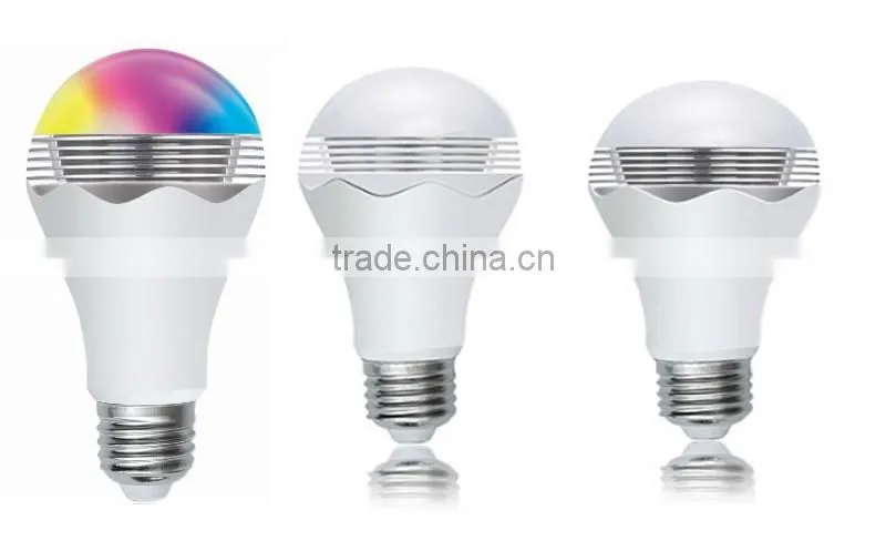 Smart LED Bulbs Speaker Smart Colorful LED Bluetooth Speaker Smart Bulb 7.5w RGB Led Bulb