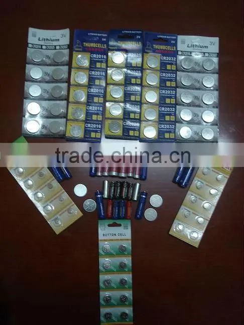 Button batteries CR1616/CR1620/CR1625/CR1632/CR2016/CR2020/CR2025