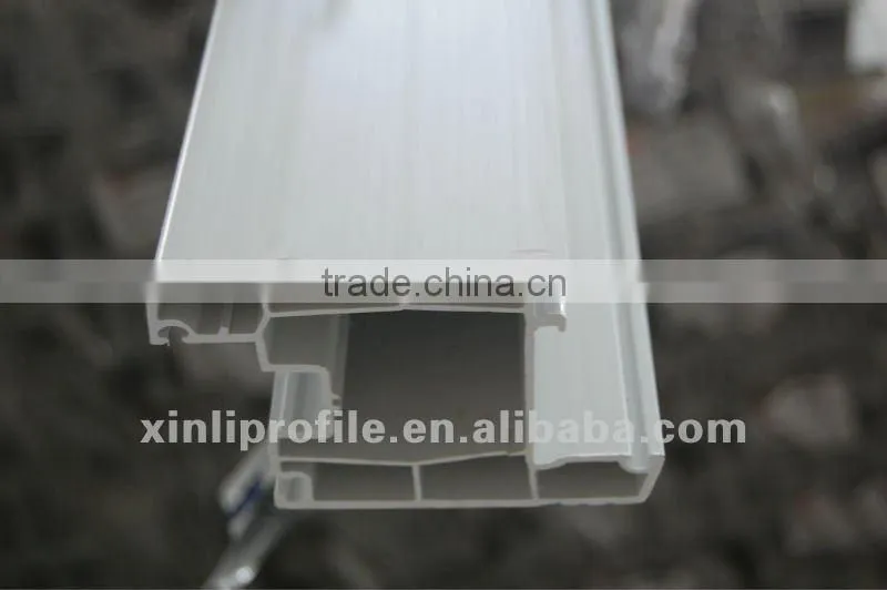 Modern house windows double glass upvc profile