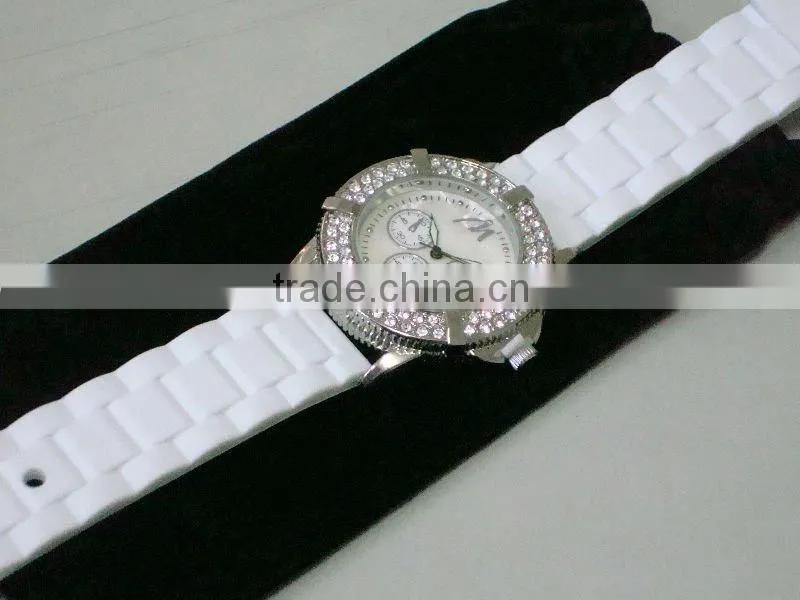 diamon silicon gift watch