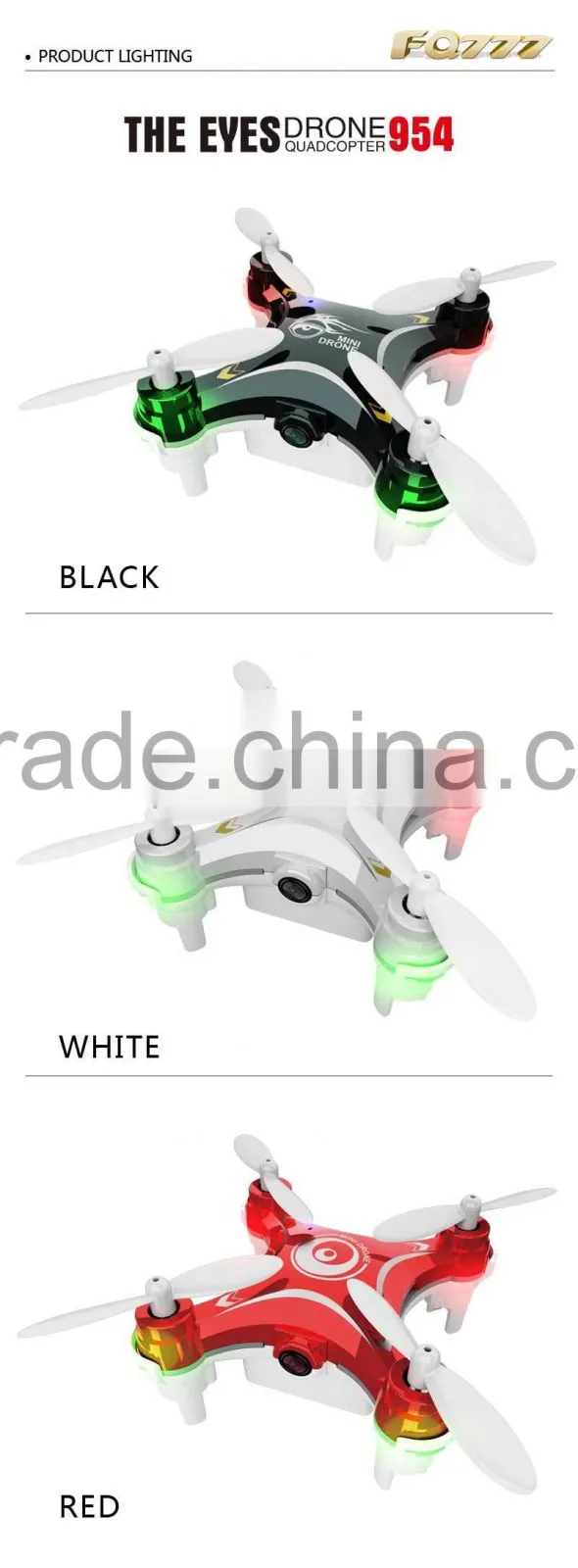 2016 New wifi control mini quadcopter with camera
