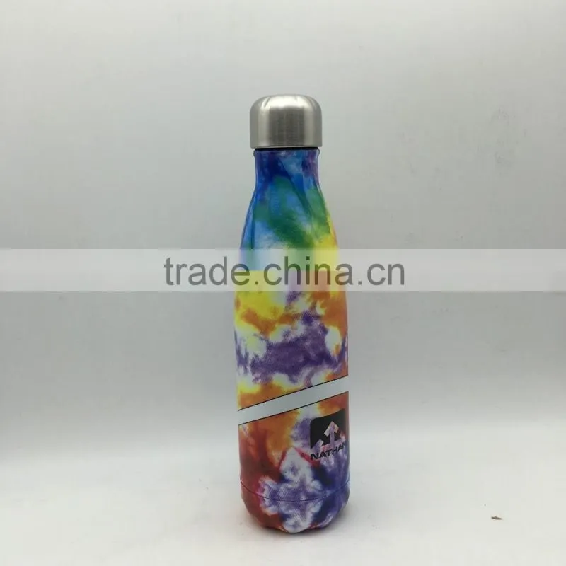500ml Stainless steel bottle insulated bottle/ vacuum water drinking bottle creat air transfer