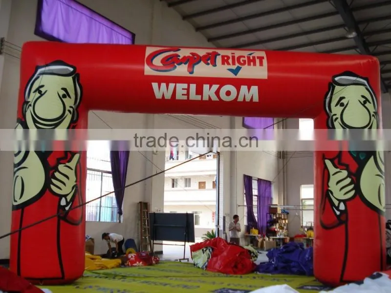 2016 high quality inflatable advertising arch for sale