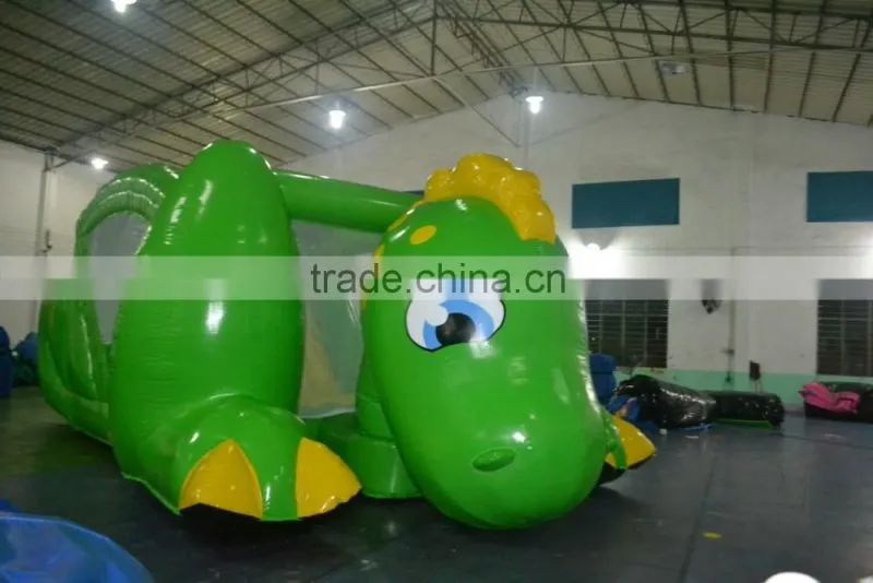 Selling cutely giant dinosaur castle combo inflatable combo bouncer for children