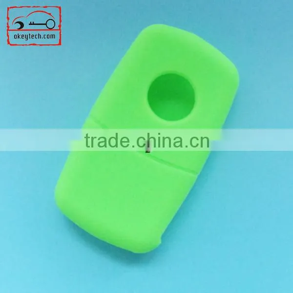 Okeytech silicone remote key cover VW 3 buttons silicone car key cover for silicone car key cover