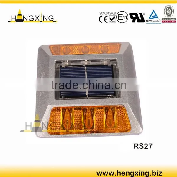 RS27 LED synchronous flashing solar road stud aluminium made