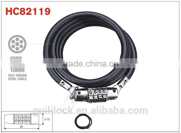 Sccoter Lock,Bike Lock,Combination Lock HC82119