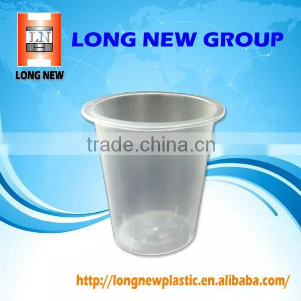 Plastic transparent drinking cups for customized