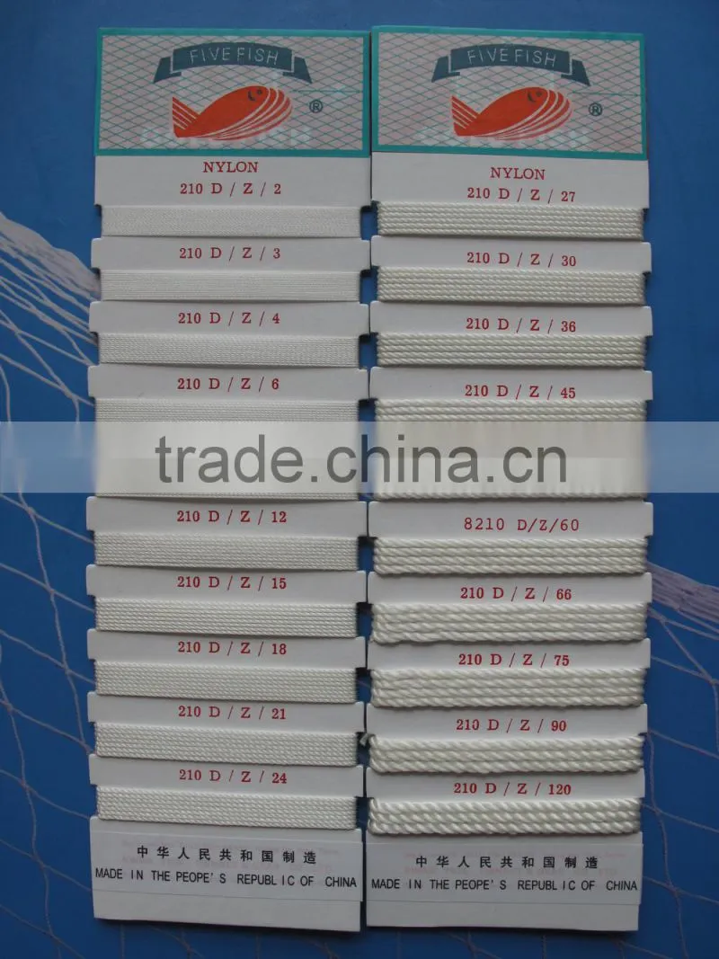 #36 nylon twine,nylon twisted rope for fishing,fishing twine,fish twine