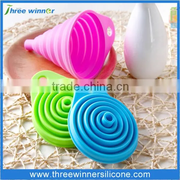 Hot selling products kitchen tools silicone funnel