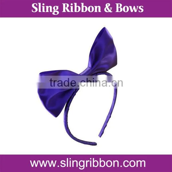 Big Bowknot Plastic Headband For Party