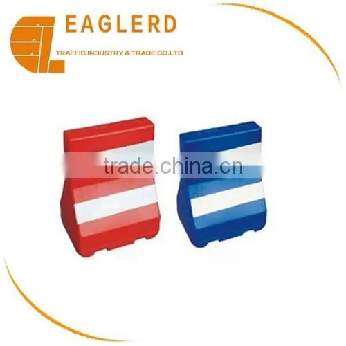 plastic road safety water filled traffic barriers
