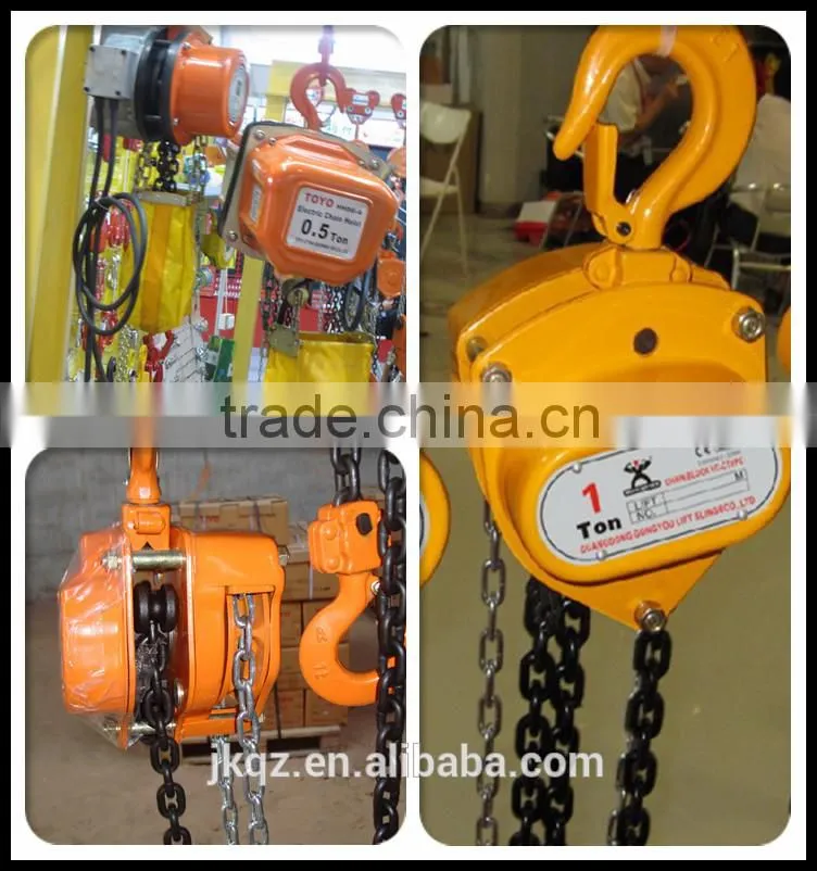 5 tonne chain chain blocks manual lifting equipment winch