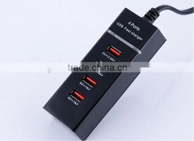 4 USB Port Wall Charger, 4 USB Port Wall Charger With US/EU Plug, China Manufacturer