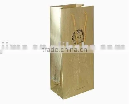 Gloss paper wine bag