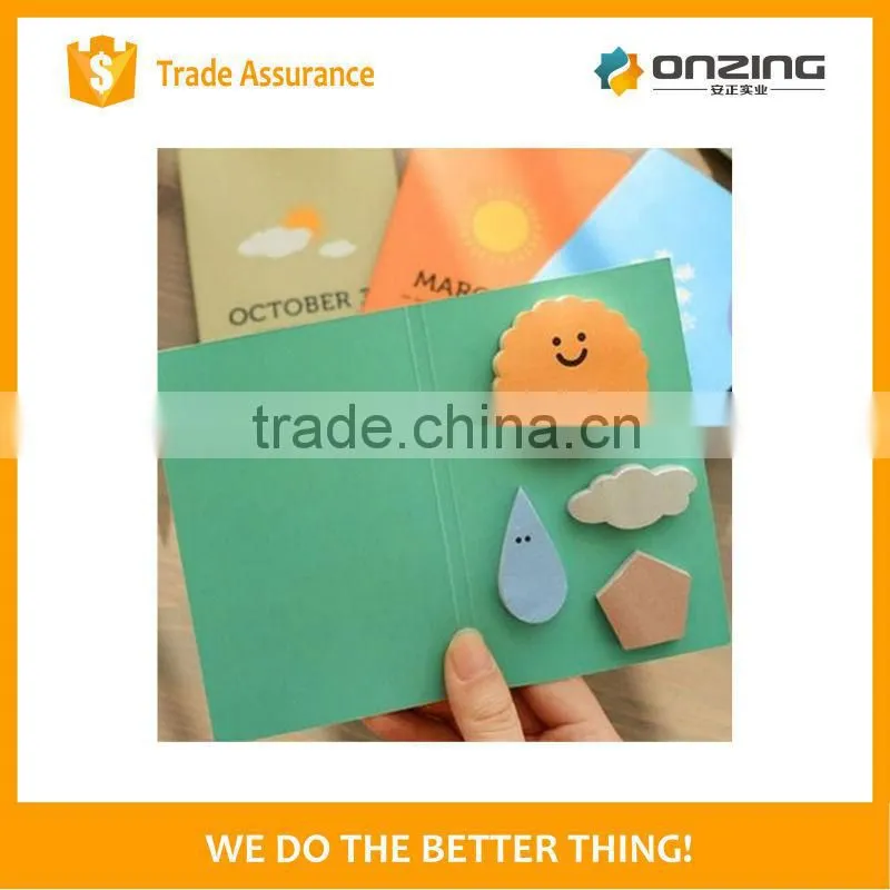 Onzing new organize sticky notes with paper card