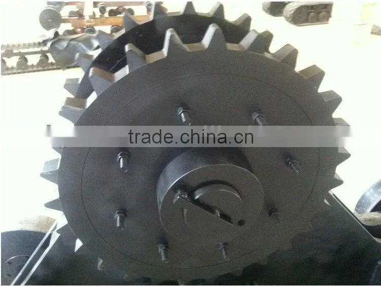 Rubber track wheel