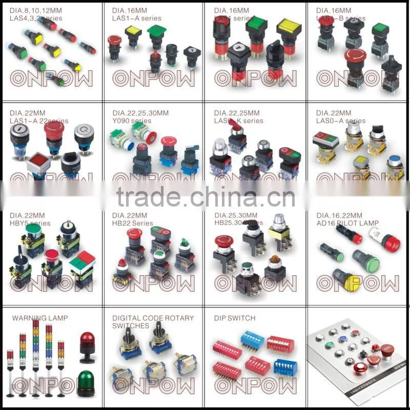 ONPOW 22mm 3 position key lock switch (Y090-11Y,VDE,CE,CCC,PSE,ROHS)