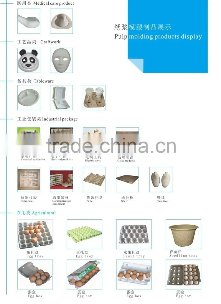 SH Machinery industrial package machine paper production egg box tray equipment