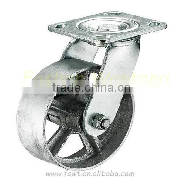 Heavy Duty All Iron High Temperature Silverly Iron Bed Wheel