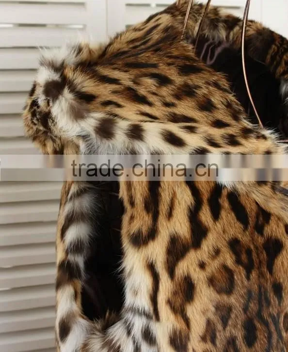 2015 new arrival rex rabbit fur long vest for women RV12