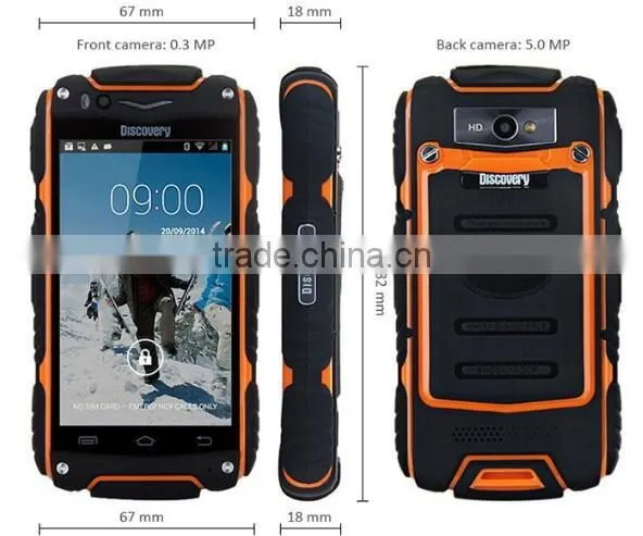 Discovery V8 Phone With MTK6572 Android 4.2 3G WiFi 4.0 Inch Capacitive Screen Dustproof Shockproof Smart Phone