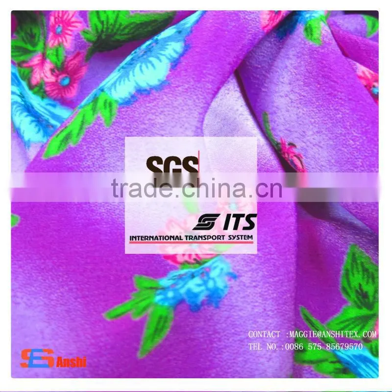 110gsm koshibo bubble crepe printed fabric for south american market