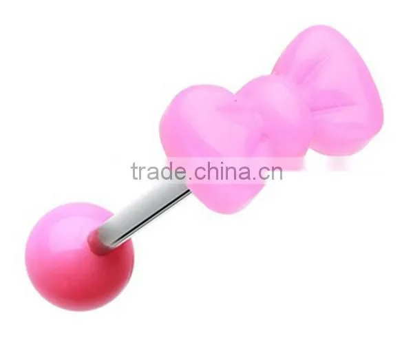 Fashion animal tongue ring barbell piercings body jewelry