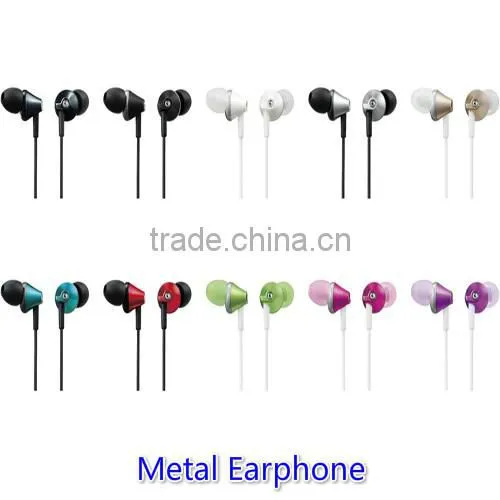 Wooden earbuds with mic 3.5mm universal 1.3M cable earphones