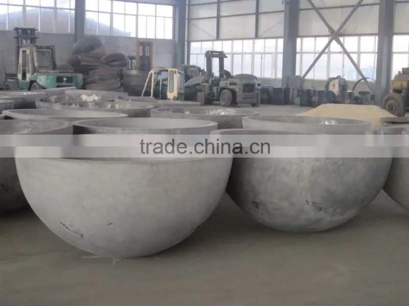 EHA carbon steel pipe fitting flanged seamless elliptical dish end
