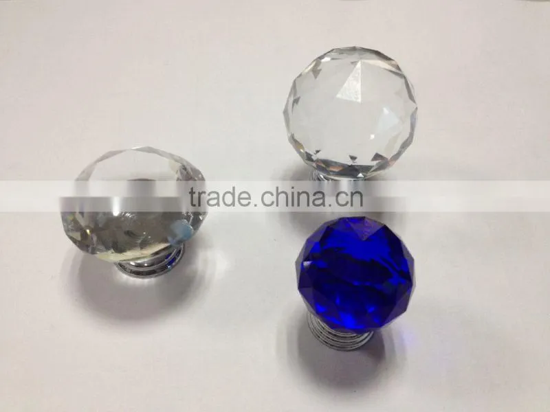 2016-2017 kitchen and cuoboard cabinet fancy furniture crystal 30mm knobs