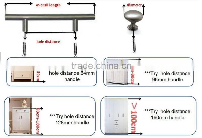 2016-2017 stainless steel furniture powder coating black handle